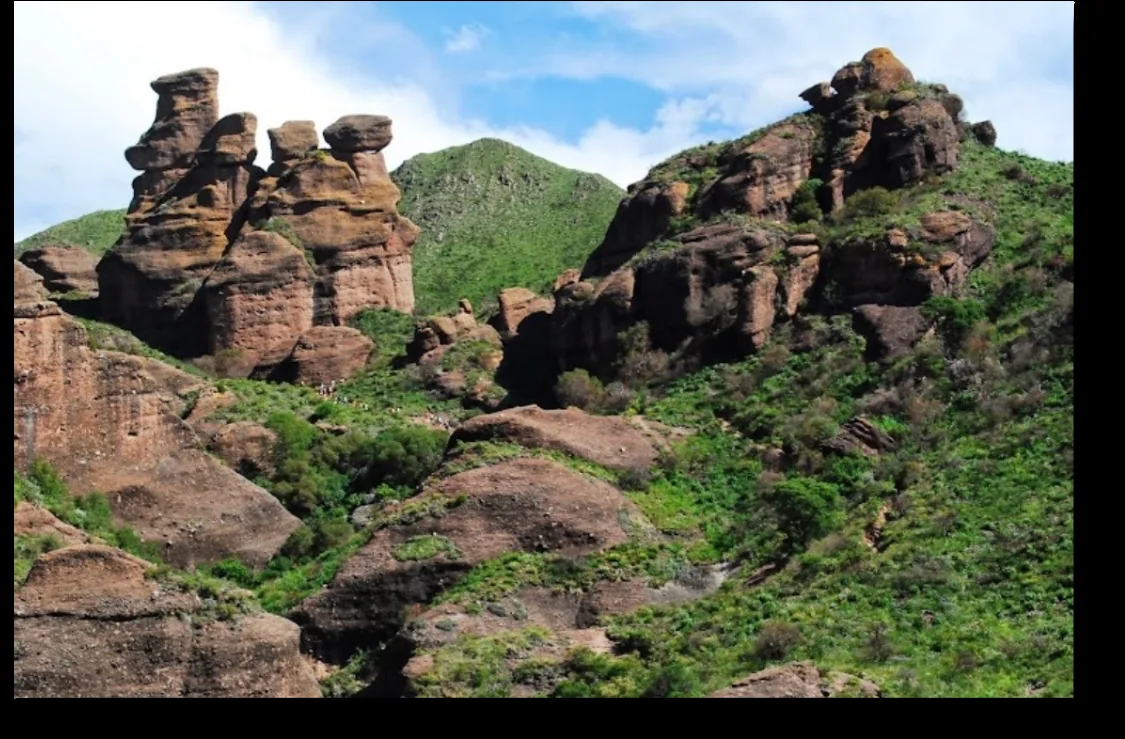 Formaciones rocosas del Parque Los Terrones